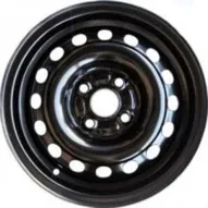 Kapitan Logan 5.5x14 4x100 ET43 DIA 60.1 Black