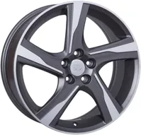 Wsp Italy Volvo (W1258) Napoli 8x18 5x108 ET55 DIA 63.4 MATT GUN METAL POLISHED