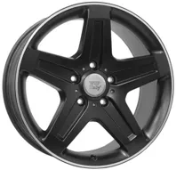 Wsp Italy Mercedes W779 Nagano 9.5x19 5x130 ET50 DIA 84.1 DULL BLACK R POLISHED