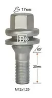 HZ 12x1.25 43/19 h=17 с шайбой PEUGEOT zink Китай