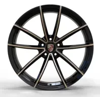 Replica PR9020 9x20 5x112 ET26 DIA 66.5 gloss black inside gloss bronze outside