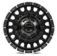 Off Road Wheels OW1908-9 8.5x17 6x139.7 ET5 DIA 110 Black Lip Machine