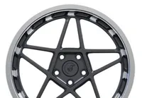 Ws WS-24M 7.5x18 5x112 ET45 DIA 57.1 matt graphite lip polish