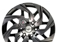 Ws WS-6-05 7.5x18 6x139.7 ET50 DIA 92.5 Gloss Black with Dark Machined Face
