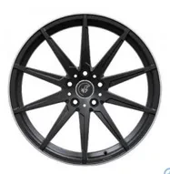 Ws WS-44M 9x19 5x112 ET35 DIA 66.5 Satin black lip polish