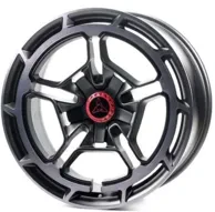 Replica DO2303146 11x20 5x115 ET15 DIA 71.5 Satin black with darkg graphite rim