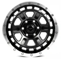 Flow Forming FF234 9x18 6x139.7 ET18 DIA 106.1 Satin black lip polish