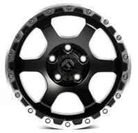 Flow Forming FF240 8.5x17 5x127 ET0 DIA 71.5 Satin black lip polish