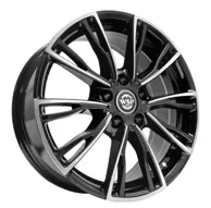Wsp Italy WD006 7.5x17 5x112 ET38 DIA 66.6 GLOSSY BLACK POLISHED