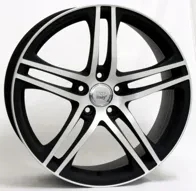 Wsp Italy Audi W556 Paul 8.5x19 5x112 ET45 DIA 57.1 DULL BLACK POLISHED