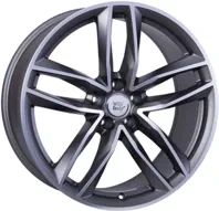 WSP Italy Audi (W570) Penelope 9x20 5x112 ET29 DIA 66.6 MATT GUN METAL POLISHED