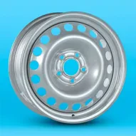 Steel AS-41540 6x15 4x100 ET49 DIA 56.6 silver