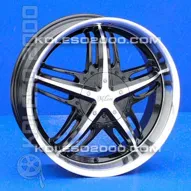 Aleks 5311 9.5x22 5x114.3 и 5x120 ET18 DIA 83 BF
