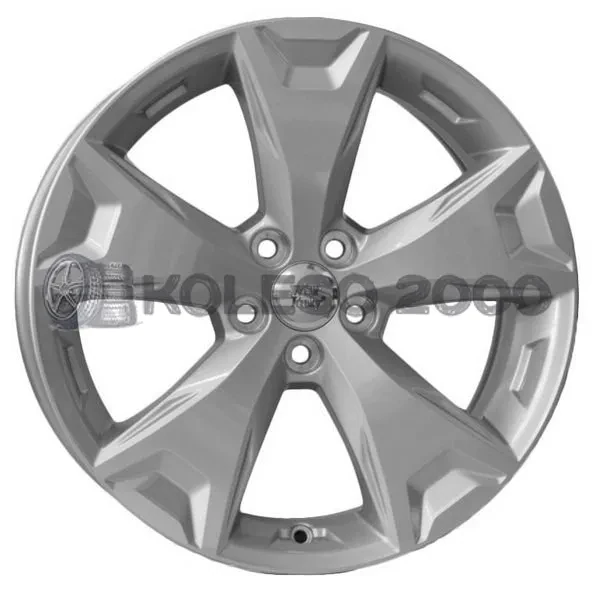Wsp Italy Subaru W2705 Atena 7x17 5x100 ET55 DIA 56.1 silver