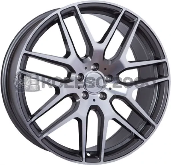Wsp Italy Mercedes W778 Eris 10x21 5x112 ET46 DIA 66.6 DULL BLACK R POLISHED