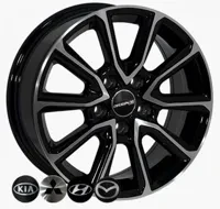 Zw BK5344 Hyundai Kia Mitsubishi Mazda 6.5x16 5x114.3 ET35 DIA 67.1 BP Zw BK5344 Hyundai Kia Mitsubishi Mazda 6.5x16 5x114.3 ET35 DIA 67.1 BP
