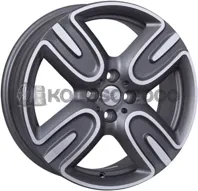Wsp Italy Mini W1655 Troia 7x17 4x100 ET48 DIA 56.1 MATT GUN METAL POLISHED
