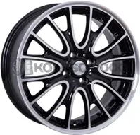 Wsp Italy Mini W1653 Rivers 7x17 4x100 ET48 DIA 56.1 GLOSSY BLACK POLISHED