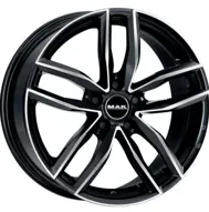 Mak Sarthe W 7.5x17 5x112 ET30 DIA 66.45 Black Mirror Mak Sarthe W 7.5x17 5x112 ET30 DIA 66.45 Black Mirror