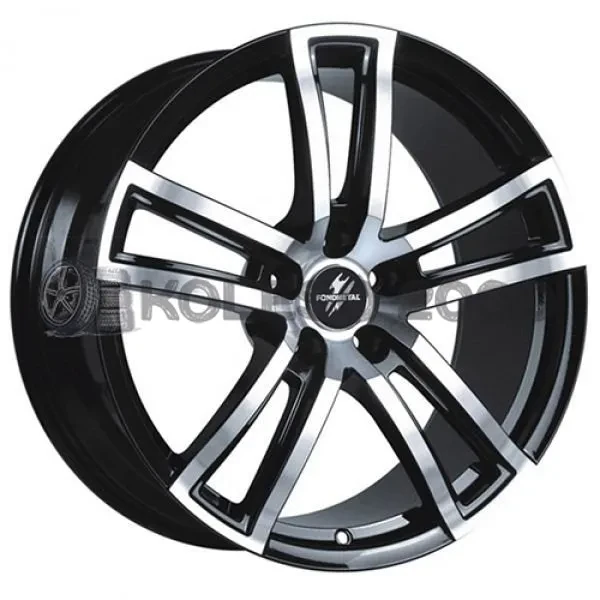 Fondmetal Tech 6 7.5x17 5x112 ET35 DIA 57.1 Black polished naked Fondmetal Tech 6 7.5x17 5x112 ET35 DIA 57.1 Black polished naked