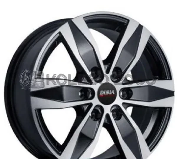 Disla Vanline 628 7x16 6x130 ET55 DIA 84.1 silver