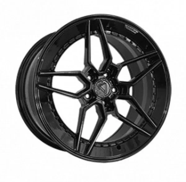 Vissol F-1074 9.5x19 5x112 ET56 DIA 66.6 Gloss Black
