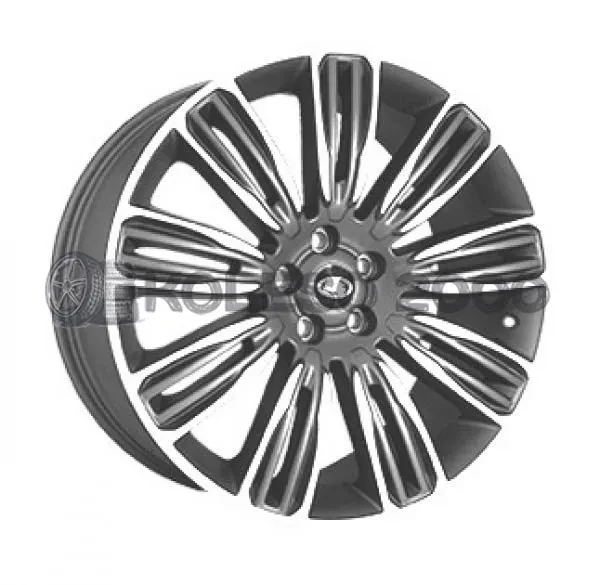 Replica LR845 9.5x22 5x120 ET49 DIA 72.6 BK