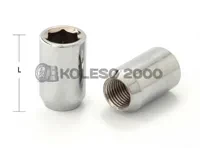 HZ 14x1.5 32 h=17-19 шестиграник Chrome Китай HZ 14x1.5 32 h=17-19 шестиграник Chrome Китай