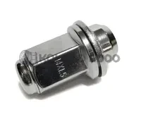 HZ 14x1.5 45 h=21 закр. с шайбой (18.5мм) Chrome Китай HZ 14x1.5 45 h=21 закр. с шайбой (18.5мм) Chrome Китай