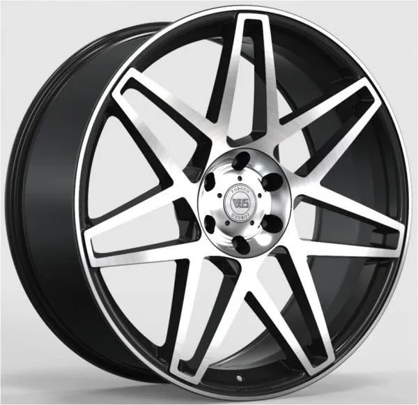 Ws WS2129 10x24 6x139.7 ET20 DIA 78.1 Matte Black with Machined Face