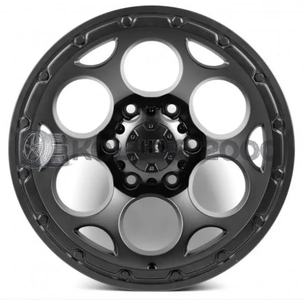 Off Road Wheels OW5748 9x17 6x139.7 ET-10 DIA 110 Matt Black