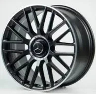 Replica MR2110281 9.5x20 5x112 ET41 DIA 66.5 Satin black lip polish