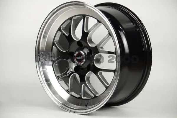Cast Wheels CW7009 8.5x18 5x120 ET25 DIA 72.6 Black Machining Lip Miling