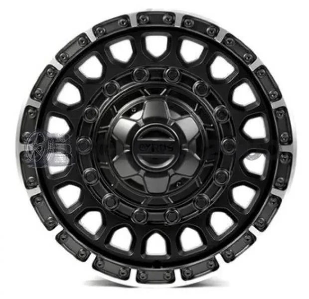 Off Road Wheels OW1908-9 8.5x17 6x139.7 ET5 DIA 110 Black Lip Machine Off Road Wheels OW1908-9 8.5x17 6x139.7 ET5 DIA 110 Black Lip Machine