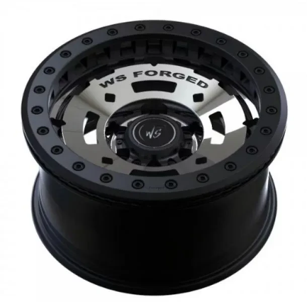 Ws WS-17M 9x20 5x112 ET42 DIA 57.1 Gloss black with Machined Face