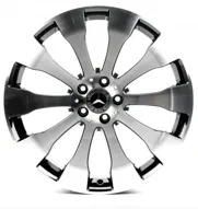 Replica MR1289 8.5x20 5x112 ET62 DIA 66.6 Closs Black Machined Face