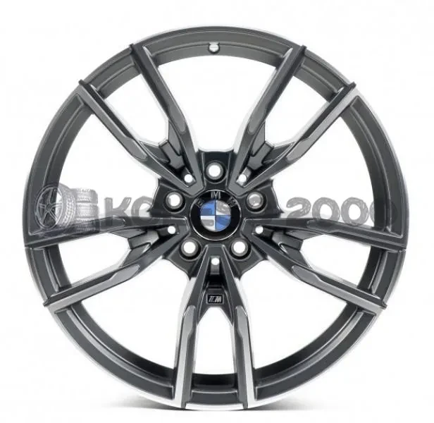 Replica B5478 8x18 5x112 ET25 DIA 66.5 Matt gray machined face