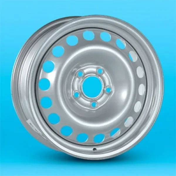 Steel AS-41540 6x15 4x100 ET49 DIA 56.6 silver