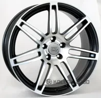 Wsp Italy Audi W557 S8 Cosma Two 8x18 5x112 ET45 DIA 57.1 Black polished