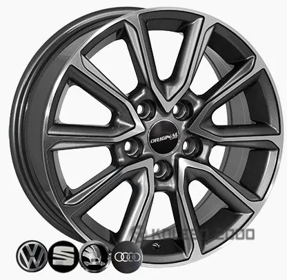 Zw BK5344 Volkswagen, Skoda, Seat 6.5x16 5x112 ET40 DIA 57.1 GP Zw BK5344 Volkswagen, Skoda, Seat 6.5x16 5x112 ET40 DIA 57.1 GP