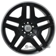 Wsp Italy Mercedes W766 AMG Nero 10x21 5x112 ET56 DIA 66.6 DULL BLACK R POLISHED