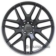 Wsp Italy Mercedes W778 Eris 9.5x21 5x112 ET30 DIA 66.6 DULL BLACK R POLISHED