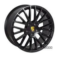 Zw BK5351 Porsche Volkswagen Audi 9.5x20 5x130 ET47 DIA 71.6 Matt Black