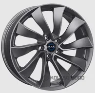 Mak SOLAR 9.5x19 5x114.3 ET45 DIA 64.1 GLOSS GUN METALLIC