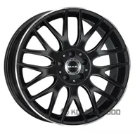 Mak Arrow 8.5x20 5x112 ET29 DIA 66.6 GLOSS BLACK MIRROR RING