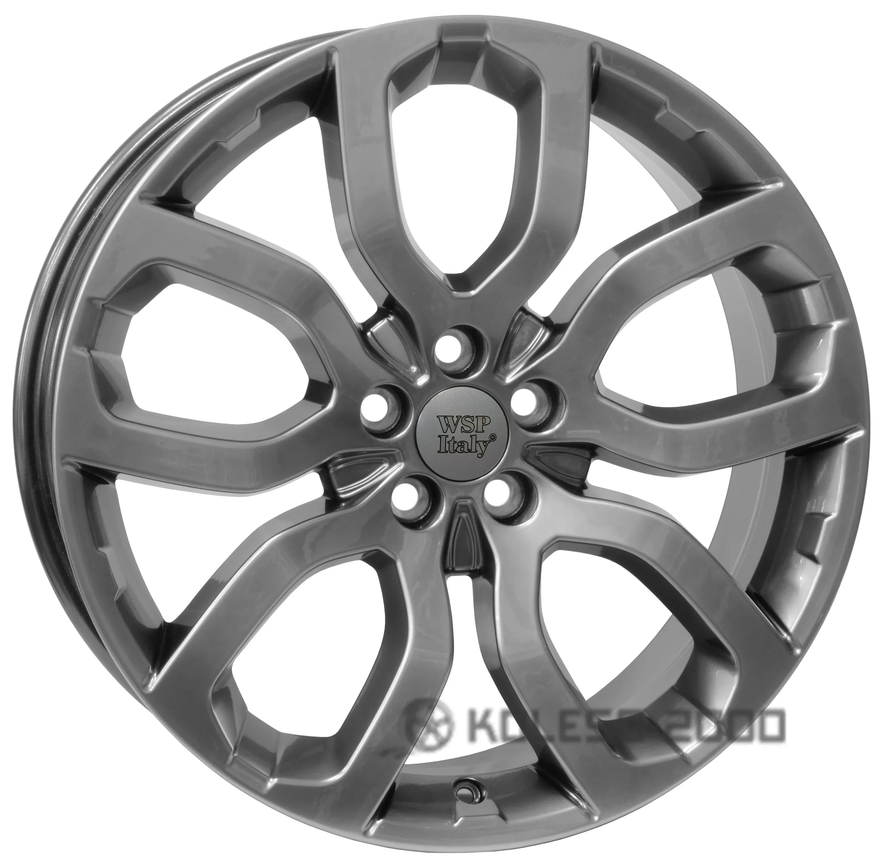 Wsp Italy Land Rover W2357 Liverpool 8x20 5x108 ET45 DIA 63.4 DARK SILVER Wsp Italy Land Rover W2357 Liverpool 8x20 5x108 ET45 DIA 63.4 DARK SILVER