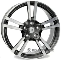 WSP Italy Porsche (W1054) Saturn 8.5x19 5x130 ET55 DIA 71.6 антрацит полированный