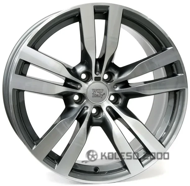 WSP Italy (BMW) W672 PANDORA X6 10x20 5x120 ET40 DIA 74.1 антрацит полированный WSP Italy (BMW) W672 PANDORA X6 10x20 5x120 ET40 DIA 74.1 антрацит полированный