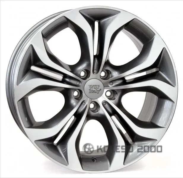 WSP Italy (BMW) W674 AURA 8.5x19 5x120 ET38 DIA 72.6 антрацит полированный WSP Italy (BMW) W674 AURA 8.5x19 5x120 ET38 DIA 72.6 антрацит полированный