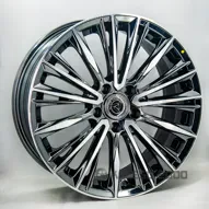 Vlf ULF10 8x18 5x114.3 ET38 DIA 73.1 Black vacuum chrome